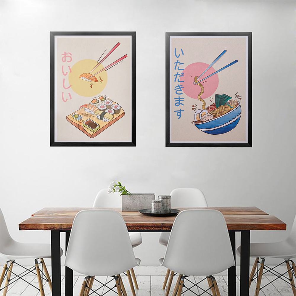 Japanese Food Lifestyle - Poster Makanan Dapur Gaya Jepang dan