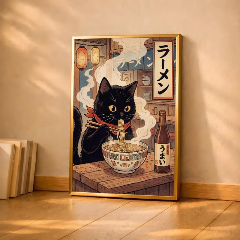 Lukisan Kanvas Poster Makanan  - Japanese Food Lifestyle ulasan dan harga