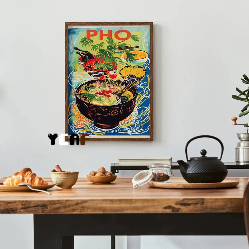 Vintage Jepang Poster makanan  - Japanese Food Lifestyle ulasan dan harga