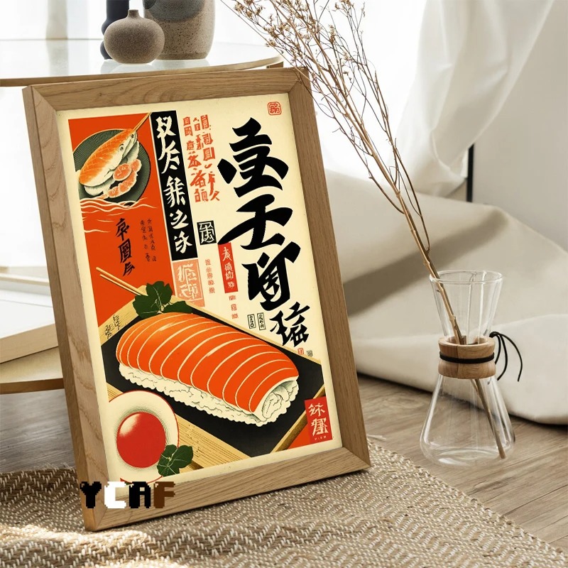 Vintage Jepang Poster makanan  - Japanese Food Lifestyle ulasan dan harga
