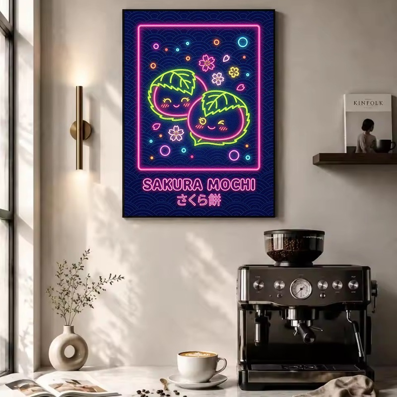 Poster Ilustrasi Kawaii Sashim - Japanese Food Lifestyle ulasan dan harga
