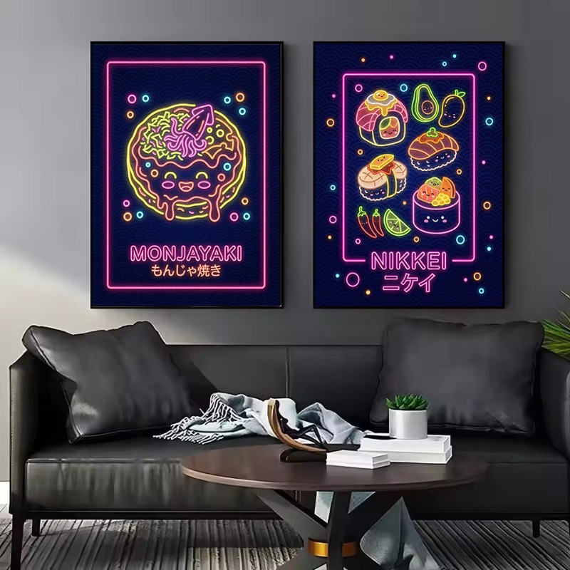 Poster Ilustrasi Kawaii Sashim - Japanese Food Lifestyle ulasan dan harga