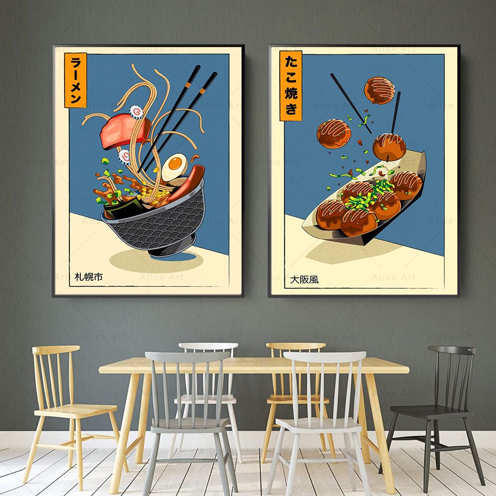 Gaya Jepang Poster Dapur Makan - Japanese Food Lifestyle ulasan dan harga